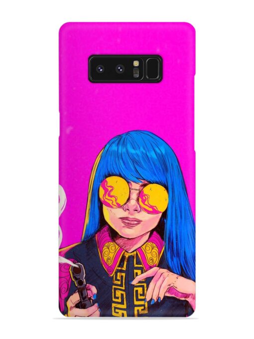 Aesthetic Anime Girl Snap Case for Samsung Galaxy Note 8 Zapvi