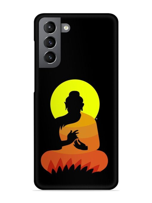 Buddha Art Black Snap Case for Samsung Galaxy S21 Fe (5G) Zapvi