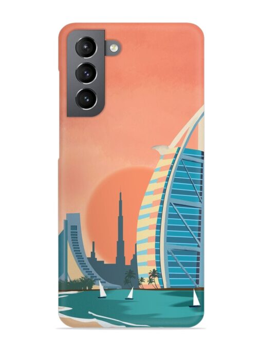 Dubai Architectural Scenery Snap Case for Samsung Galaxy S21 Fe (5G) Zapvi