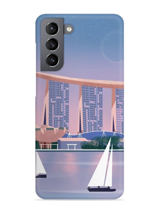 Singapore Scenery Architecture Snap Case for Samsung Galaxy S21 Fe (5G) Zapvi