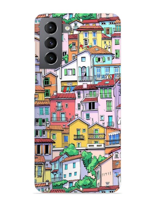 Europe Old Town Snap Case for Samsung Galaxy S21 Fe (5G) Zapvi