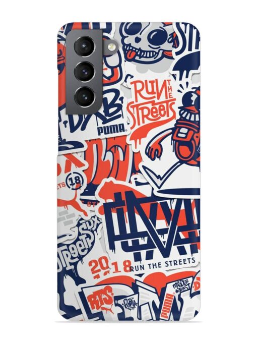 Run The Street Snap Case for Samsung Galaxy S21 Fe (5G) Zapvi