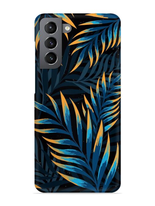 Abstract Leaf Art Snap Case for Samsung Galaxy S21 Fe (5G) Zapvi