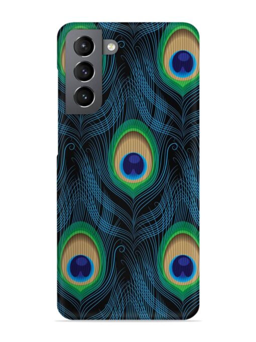 Seamless Pattern Peacock Snap Case for Samsung Galaxy S21 Fe (5G) Zapvi