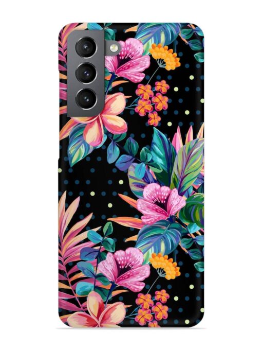 Seamless Floral Pattern Snap Case for Samsung Galaxy S21 Fe (5G) Zapvi