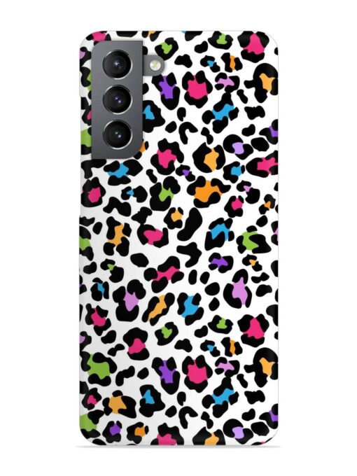 Seamless Leopard Pattern Snap Case for Samsung Galaxy S21 Fe (5G) Zapvi