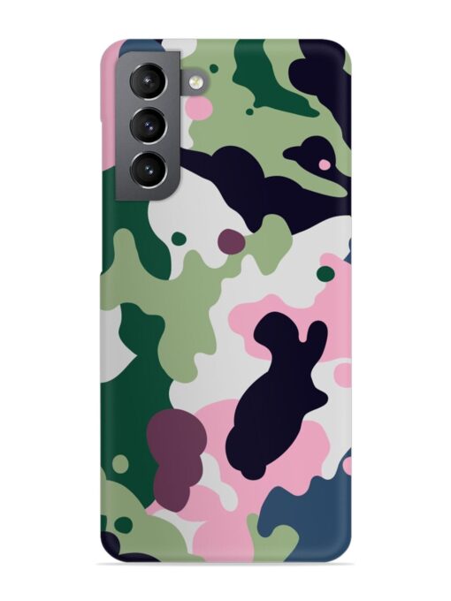 Seamless Funky Camouflage Snap Case for Samsung Galaxy S21 Fe (5G) Zapvi