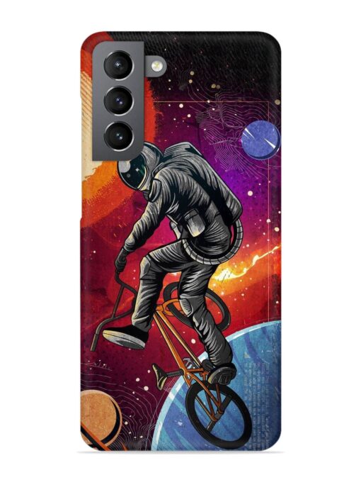 Super Eclipse Bmx Bike Snap Case for Samsung Galaxy S21 Fe (5G) Zapvi