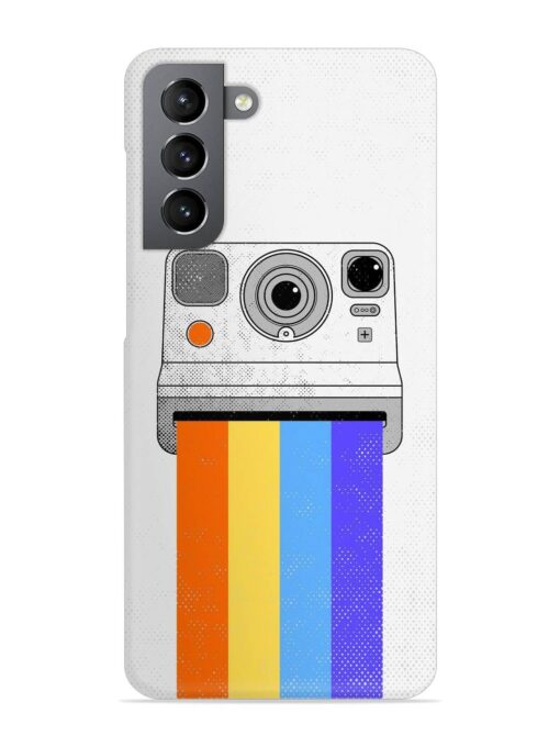 Retro Camera Art Snap Case for Samsung Galaxy S21 Fe (5G) Zapvi