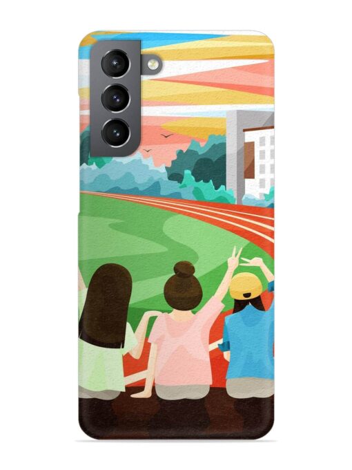 School Playground Snap Case for Samsung Galaxy S21 Fe (5G) Zapvi