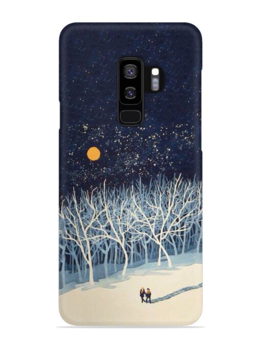 Full Moon Snowshoe Tour Snap Case for Samsung Galaxy S9 Plus Zapvi