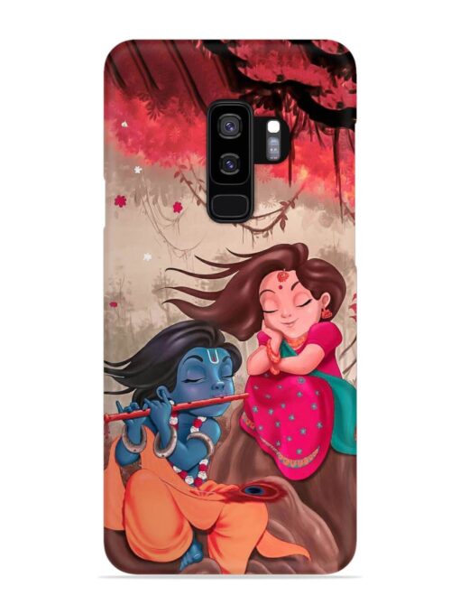 Radhe Krishna Water Art Snap Case for Samsung Galaxy S9 Plus Zapvi