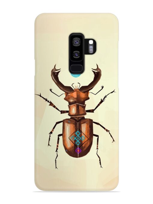 Stag Beetle Vector Snap Case for Samsung Galaxy S9 Plus Zapvi