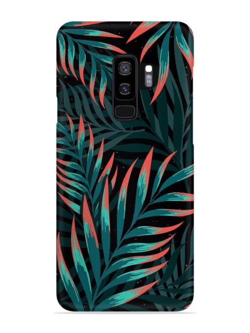 Green Leaf Art Snap Case for Samsung Galaxy S9 Plus Zapvi