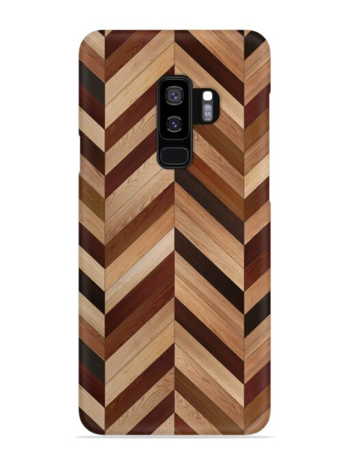 Seamless Wood Parquet Snap Case for Samsung Galaxy S9 Plus Zapvi