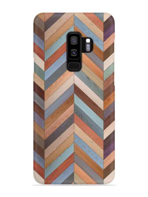 Seamless Wood Parquet Snap Case for Samsung Galaxy S9 Plus Zapvi