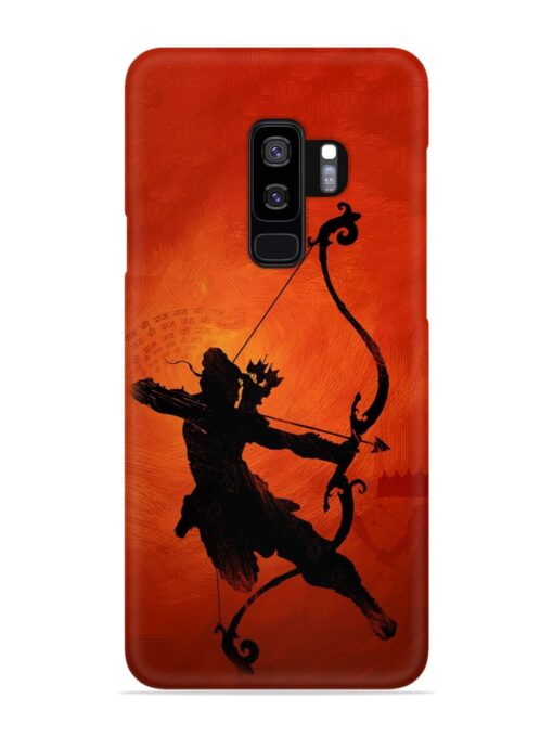 Illustration Lord Rama Snap Case for Samsung Galaxy S9 Plus Zapvi