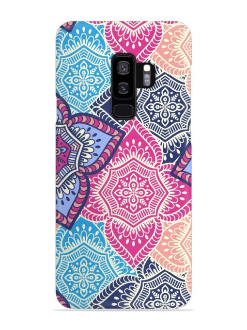 Ethnic Floral Seamless Snap Case for Samsung Galaxy S9 Plus Zapvi