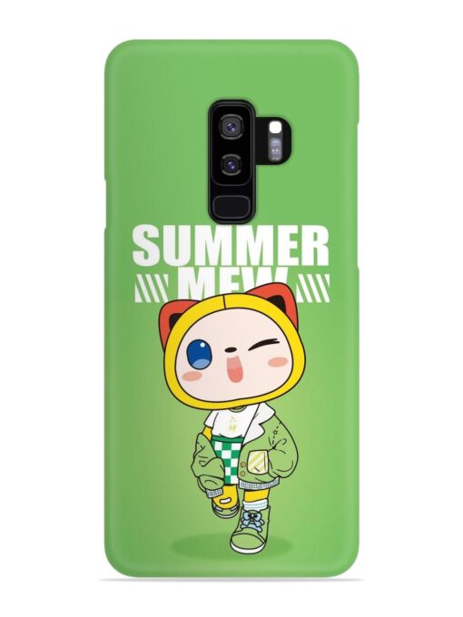 Summer Mew Snap Case for Samsung Galaxy S9 Plus Zapvi