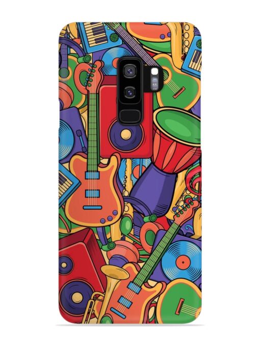 Colorful Music Art Snap Case for Samsung Galaxy S9 Plus Zapvi