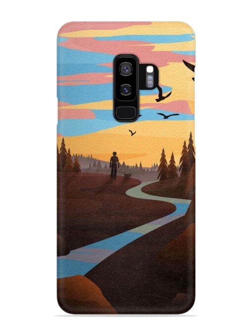 Natural Landscape Art Snap Case for Samsung Galaxy S9 Plus Zapvi