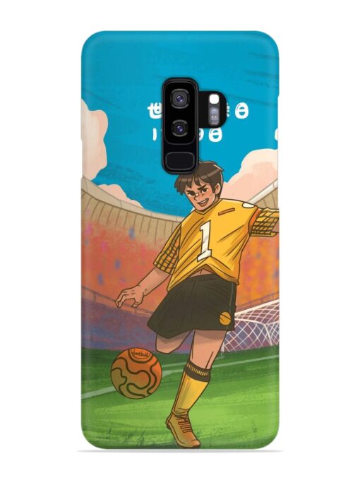 Soccer Kick Snap Case for Samsung Galaxy S9 Plus Zapvi