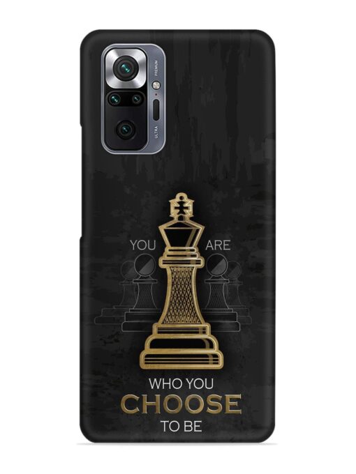 You Are Who Choose To Be Snap Case for Xiaomi Redmi Note 10 Pro Max Zapvi