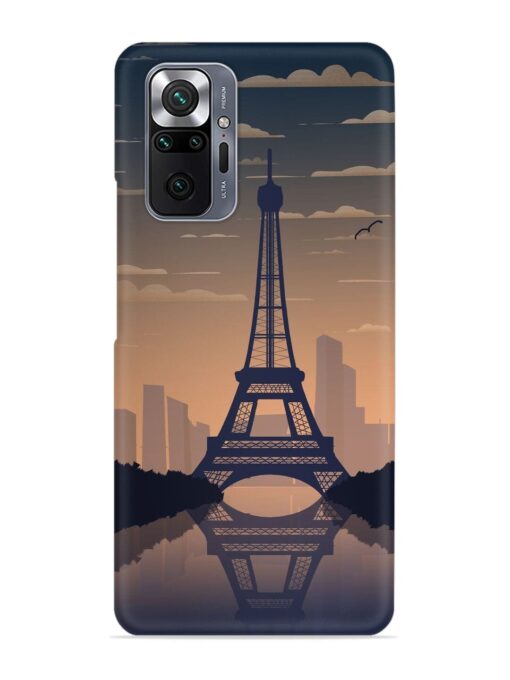 France Paris Eiffel Tower Gradient Snap Case for Xiaomi Redmi Note 10 Pro Max Zapvi