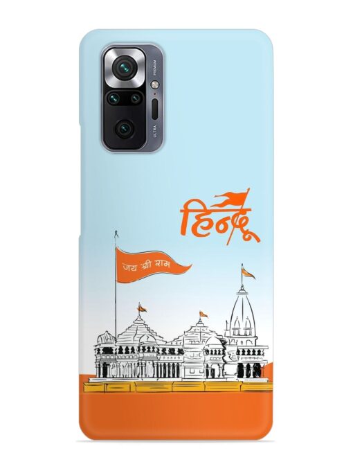 Ram Mandir Hindu Snap Case for Xiaomi Redmi Note 10 Pro Max Zapvi