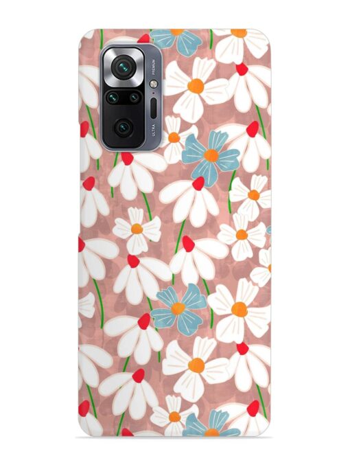 Abstract Petal Flowers Snap Case for Xiaomi Redmi Note 10 Pro Max Zapvi