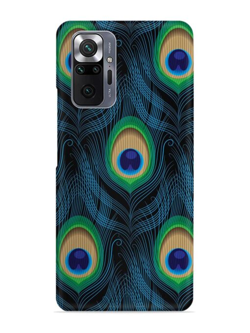 Seamless Pattern Peacock Snap Case for Xiaomi Redmi Note 10 Pro Max Zapvi