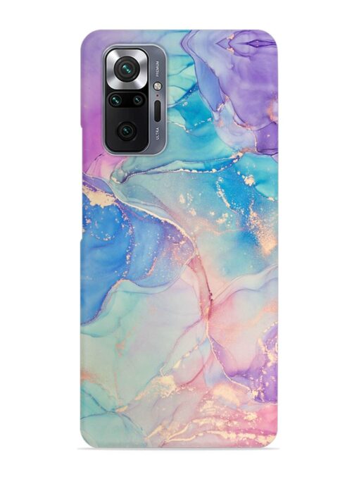 Alcohol Ink Colors Snap Case for Xiaomi Redmi Note 10 Pro Max Zapvi