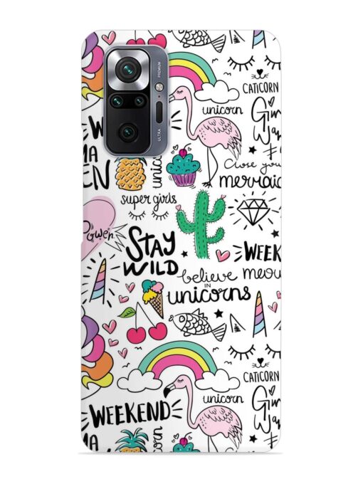 Unicorn Ice Cream Snap Case for Xiaomi Redmi Note 10 Pro Max Zapvi