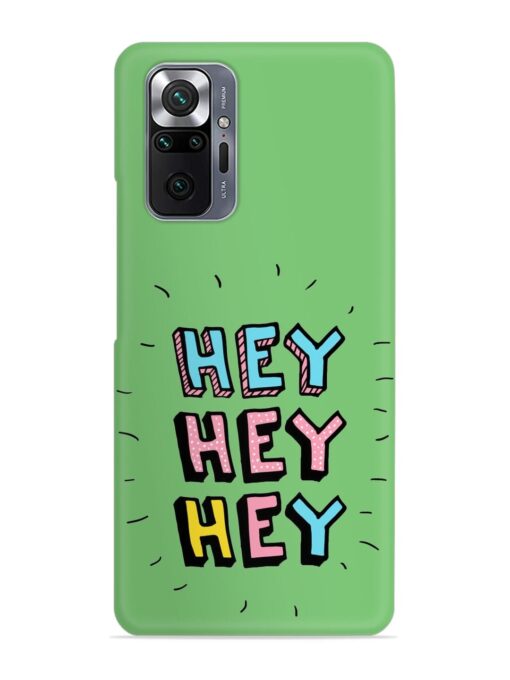 Hey Vector Cartoon Snap Case for Xiaomi Redmi Note 10 Pro Max Zapvi