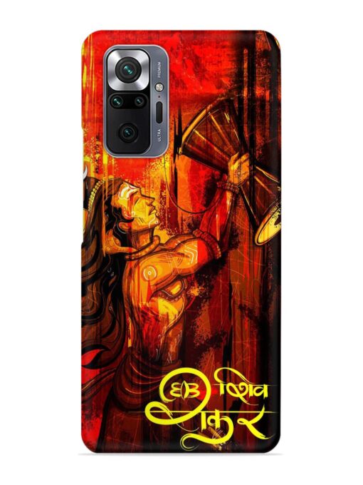 Illustration Lord Shiva Snap Case for Xiaomi Redmi Note 10 Pro Max Zapvi