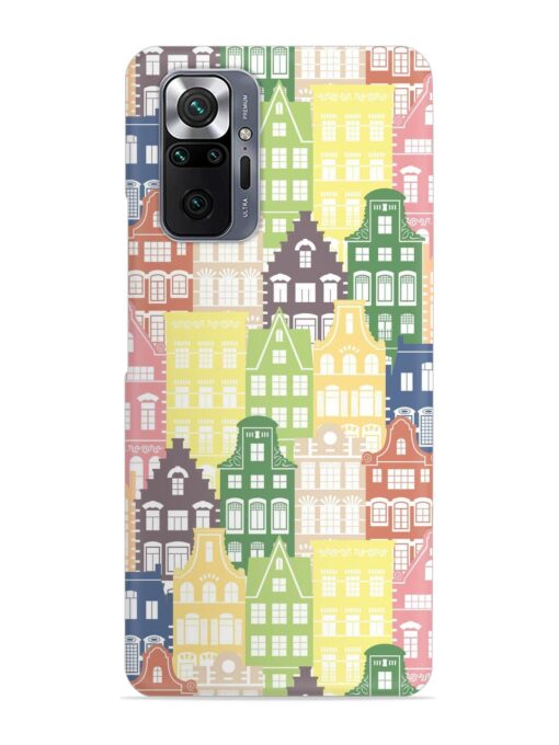 Seamless Shapes Pattern Snap Case for Xiaomi Redmi Note 10 Pro Max Zapvi