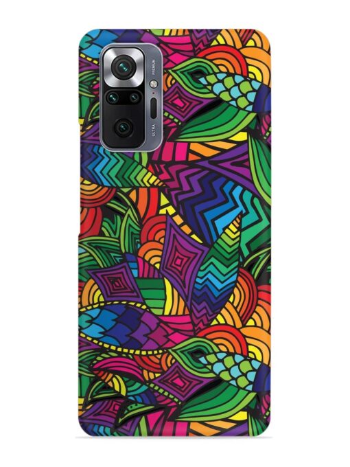 Abstract Multicolor Seamless Snap Case for Xiaomi Redmi Note 10 Pro Max Zapvi