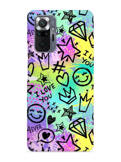 Bright Seamless Pattern Snap Case for Xiaomi Redmi Note 10 Pro Max Zapvi