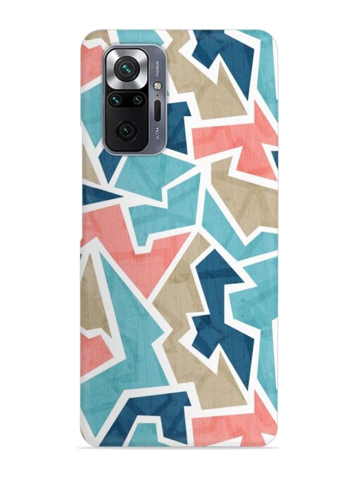 Vintage Geometric Triangle Snap Case for Xiaomi Redmi Note 10 Pro Max Zapvi