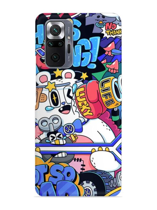 Universal Doodle Snap Case for Xiaomi Redmi Note 10 Pro Max Zapvi