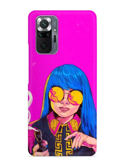 Aesthetic Anime Girl Snap Case for Xiaomi Redmi Note 10 Pro Max Zapvi