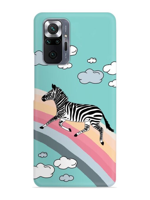 Running Zebra Snap Case for Xiaomi Redmi Note 10 Pro Max Zapvi