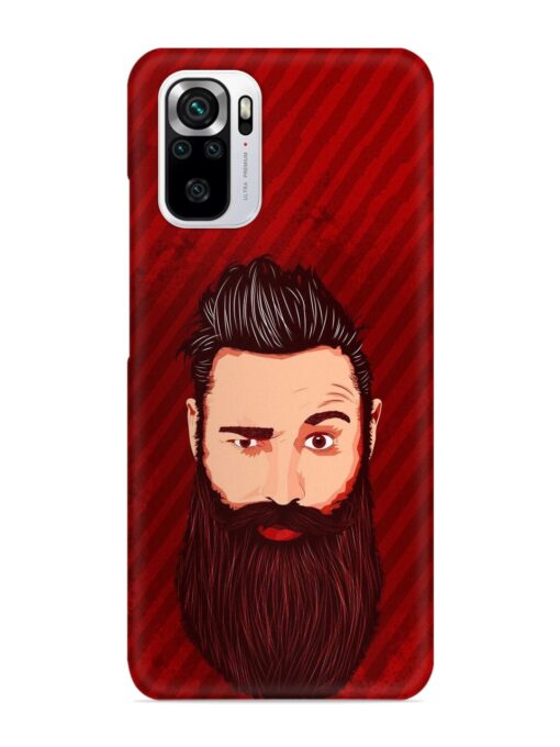 Beardo Man Snap Case for Xiaomi Redmi Note 10S Zapvi