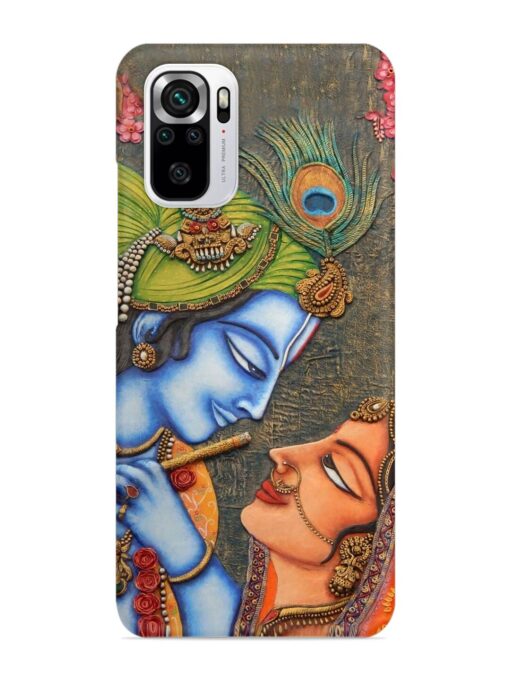 Lord Radha Krishna Flute Art Snap Case for Xiaomi Redmi Note 10S Zapvi