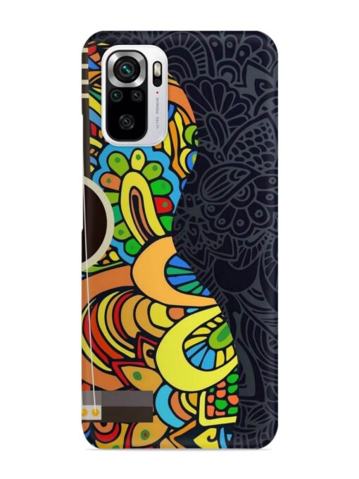 Guitar Vector Art Snap Case for Xiaomi Redmi Note 10S Zapvi