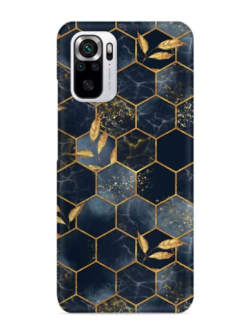 Marble Hexagon Seamless Snap Case for Xiaomi Redmi Note 10S Zapvi