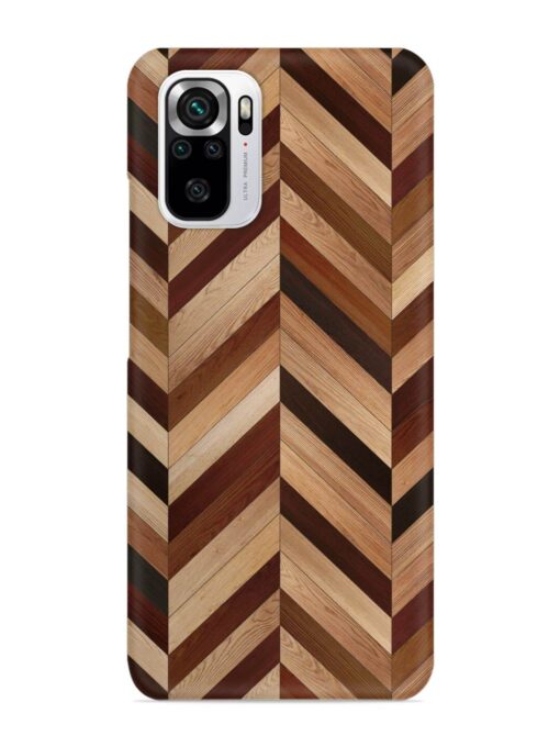 Seamless Wood Parquet Snap Case for Xiaomi Redmi Note 10S Zapvi