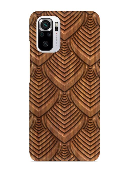 Carved Pattern On Snap Case for Xiaomi Redmi Note 10S Zapvi