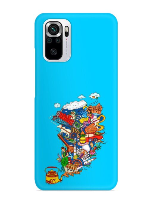 Vector Design Indian Snap Case for Xiaomi Redmi Note 10S Zapvi