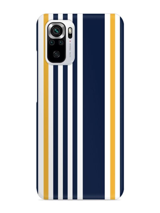 Seamless Stripe Pattern Snap Case for Xiaomi Redmi Note 10S Zapvi